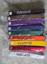 Kanzen Do Karate Belts | 9 Colour Choices | Premium Embroidered Cotton Belt