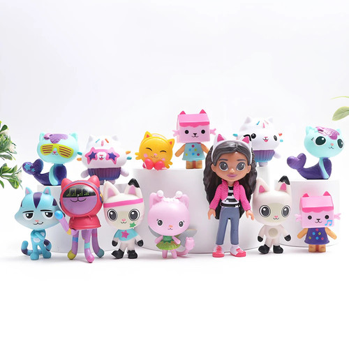 13pcs set gabby - gabby's, dollhouse