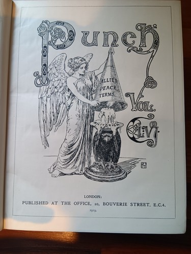 Punch magazine bound volume - punch,