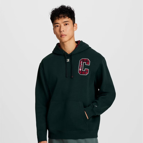 Champion men plaid hooded - plaid,