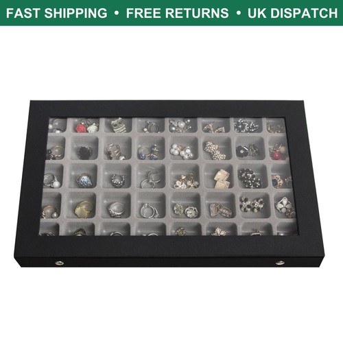 Slot jewelry showcase - 40-slot,