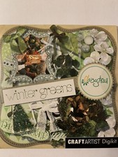 Winter Greens - Serif Craft Artist Daisytrail digikit papercrafting CD Rom