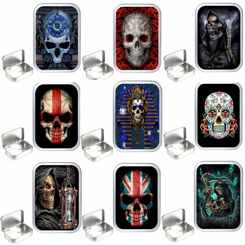 Skull designs 1oz 2oz silver - skull,