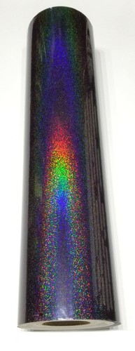 Black glitter film sign - black,