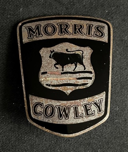 Morris cowley vintage enamel - cowley,