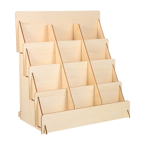 Wooden greeting card - greeting, rack
