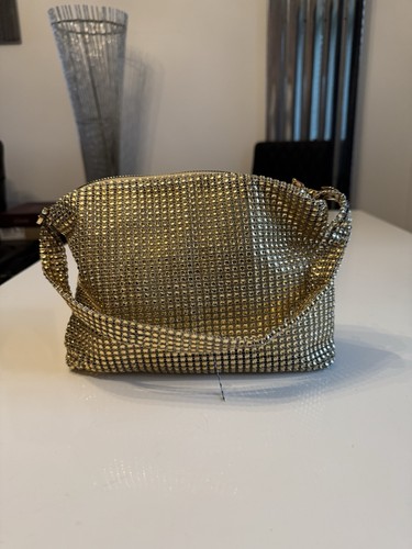 Womens chain mail clutch bag - womens,