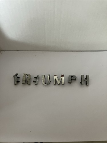 Triumph badge letters - triumph,