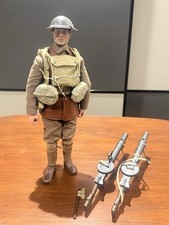 1/6 Scale British DiD WW1 Lewis Gunner Figure