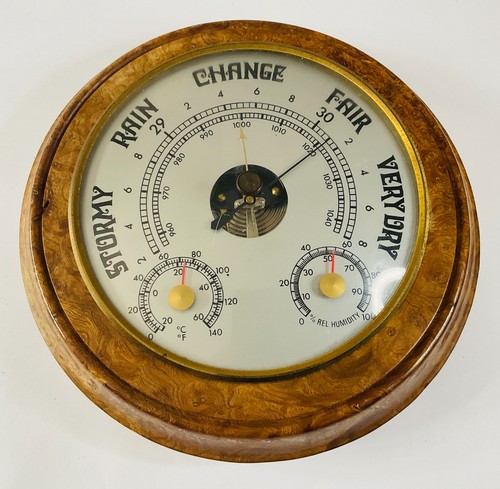 Vintage aneroid weather - vintage,