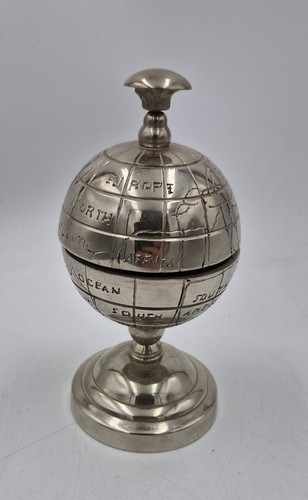 Vintage silver novelty - novelty, globe
