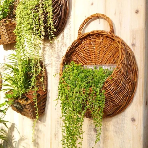 Handmade wicker rattan wall - handmade,