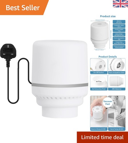 Portable electric vacuum - electric, pump