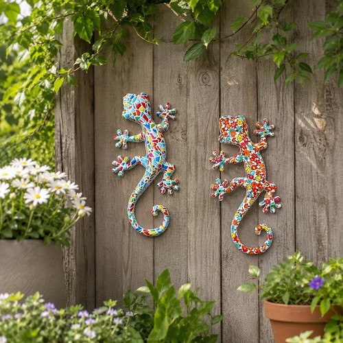 Gecko wall decor resin - gecko, lizard