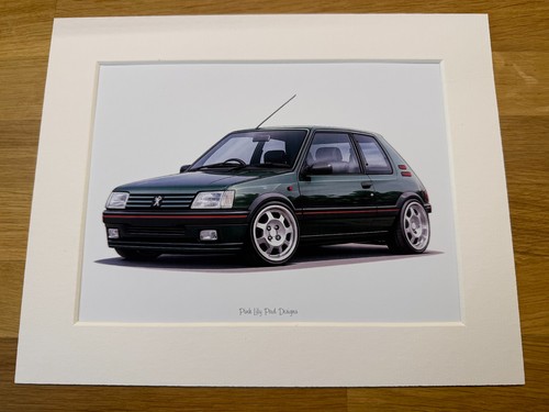 Peugeot 205 gti - 205, cartoon
