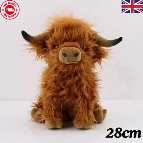 Highland cow plush toy 25cm - toy, |