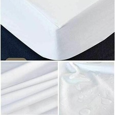 New Waterproof Mattress Cover Protector Fitted Wet Sheet SingleDouble King Super