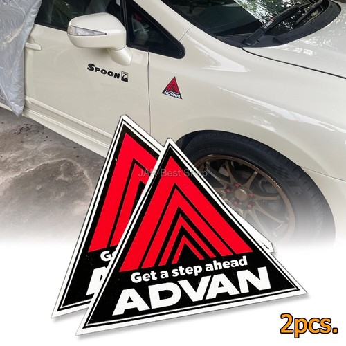 Sticker advan racing - racing, triangle