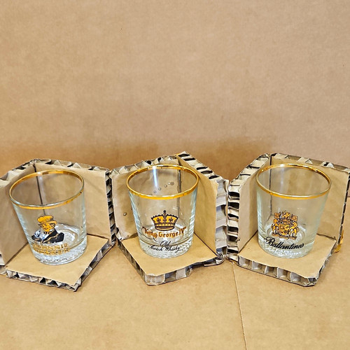 Johnnie walker gold rim - 3x,