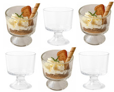 Plain Glass Dessert Bowls –