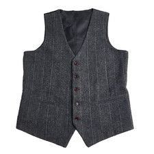 British Tweed Waistcoat Grey