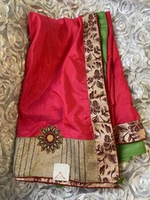 New Half Half Colour Saree