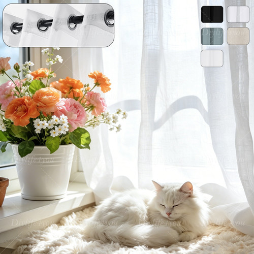 Panels voile curtains - 2, of