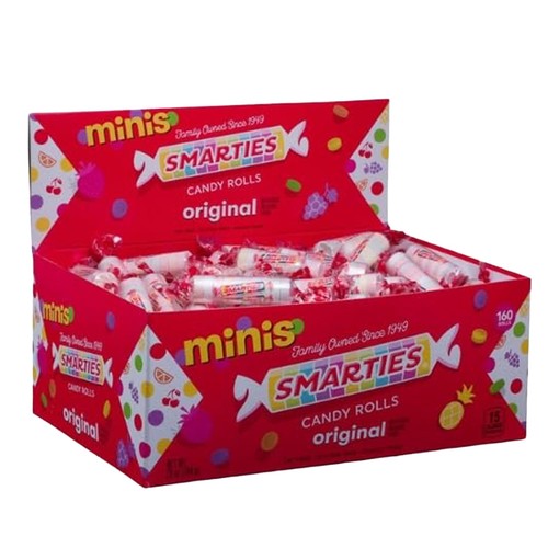 Smarties candy mini rolls - smarties,