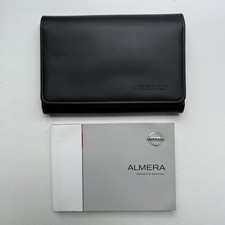 NISSAN ALMERA  OWNERS MANUAL HANDBOOK 2004 PRINT - WALLET PACK 1998 - 2006