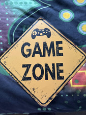 Game Zone Metal Sign 30cm
