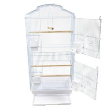 Metal Bird Cage Black or White
