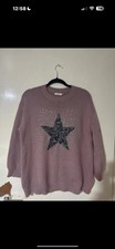 Authentic Cotton Traders Christmas Jumper Size 14 Excellent Condition