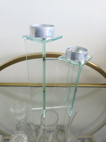 Geometric glass pillar - glass,