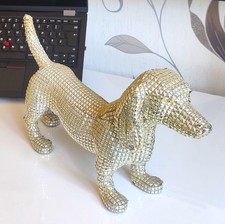 Gold Dachsund Ornament - 41cm x 22cm x 10cm