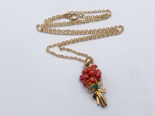 Vintage enamel roses flower - vintage,