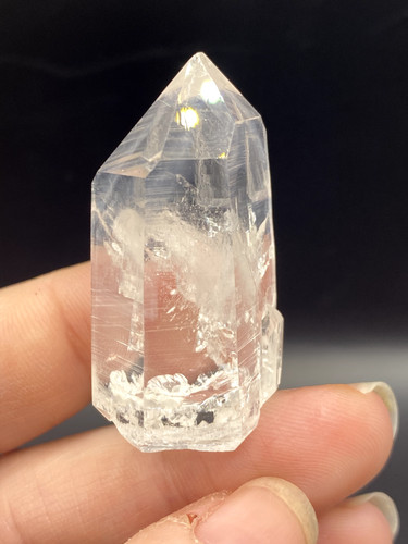 Lemurian seed quartz - quartz, clear