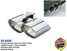 Exhaust tip dual Tailpipe trim