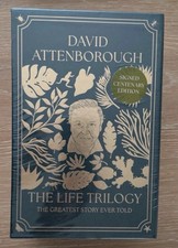 SIGNED David Attenborough Book The Life Trilogy Boxset Slipcased Edition