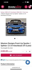 Subaru Impreza -Maxton Designs Front Lip Spoiler / Splitter 12-14 Hatchback STi
