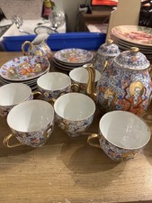 Vintage/Antique HandPainted Japanese Porcelain Tea Set 