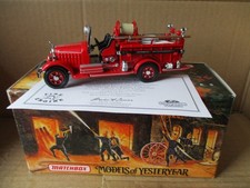 MATCHBOX YESTERYEAR YFE15 1935 MACK AB FIRE ENGINE