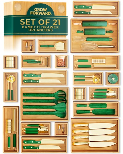 Grow forward bamboo drawer - grow,