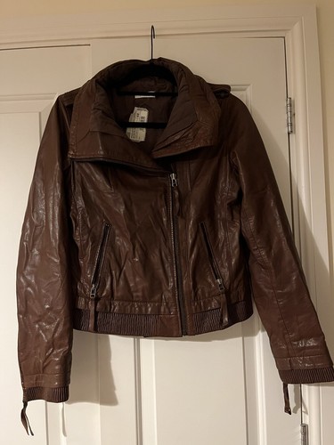 Pinko leather biker jacket - biker,