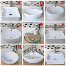 Bathroom Sink in Ceramic|Glass