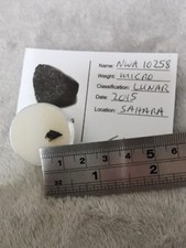 Lunar Breccia (Polymict) NWA10258 Meteorite Fragment Moon Space Rock Dust LUN09