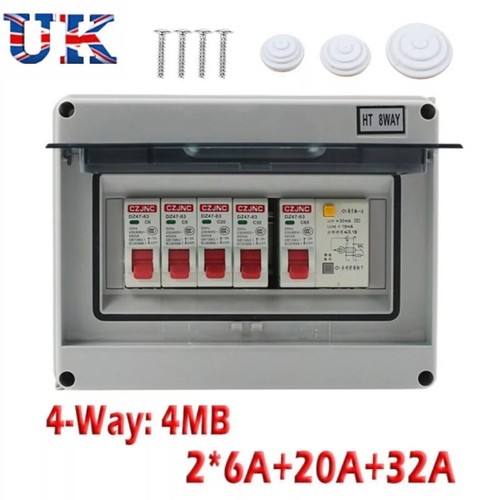 Way consumer unit fuse - 4, box