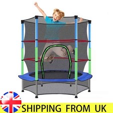 4.5FT KIDS TRAMPOLINE SAFETY NET STEEL FRAME JUMP EXERCISE CHILD OUTDOOR TOY
