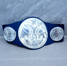 WWE Smackdown Tag Team Championship Belt Wrestling Toy Blue Mattel Kids Replica