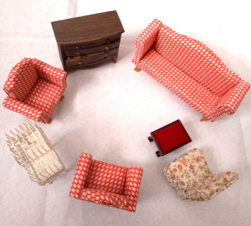 Dolls house furniture mixed - house,