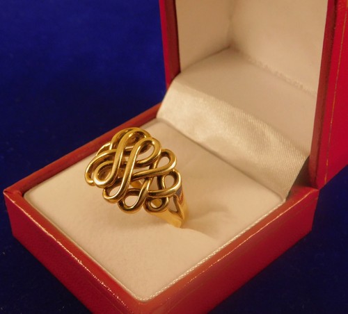 Large solid 9ct - 9ct, infinity